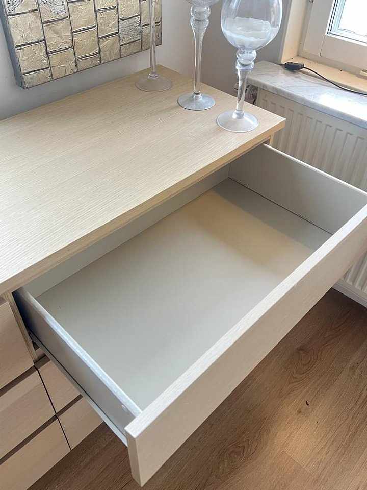 image of IKEA MALM dubbel byrå i l - 