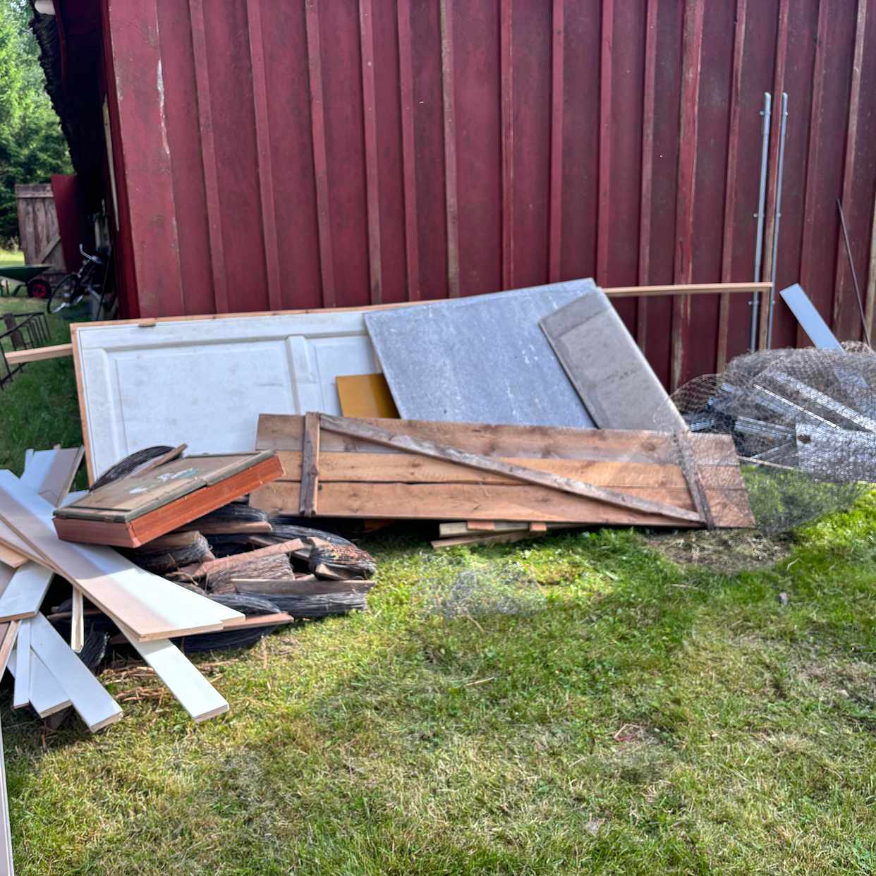 image of Bortforsling av skräp - Mäste