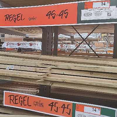 image of Reglar från butik - 
