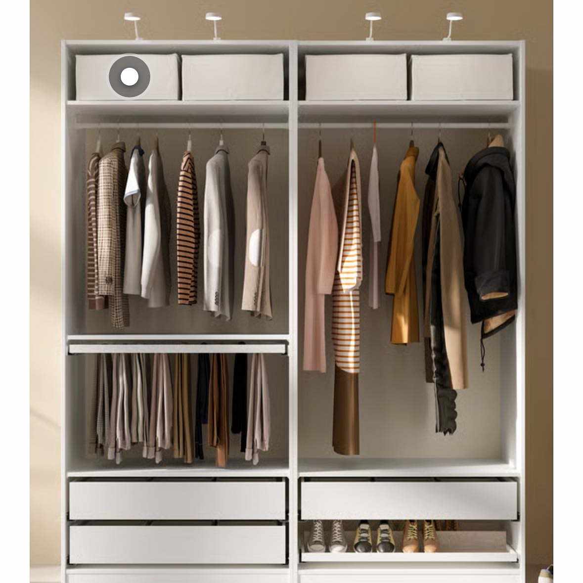 image of IKEA PAX CLOSETS - 