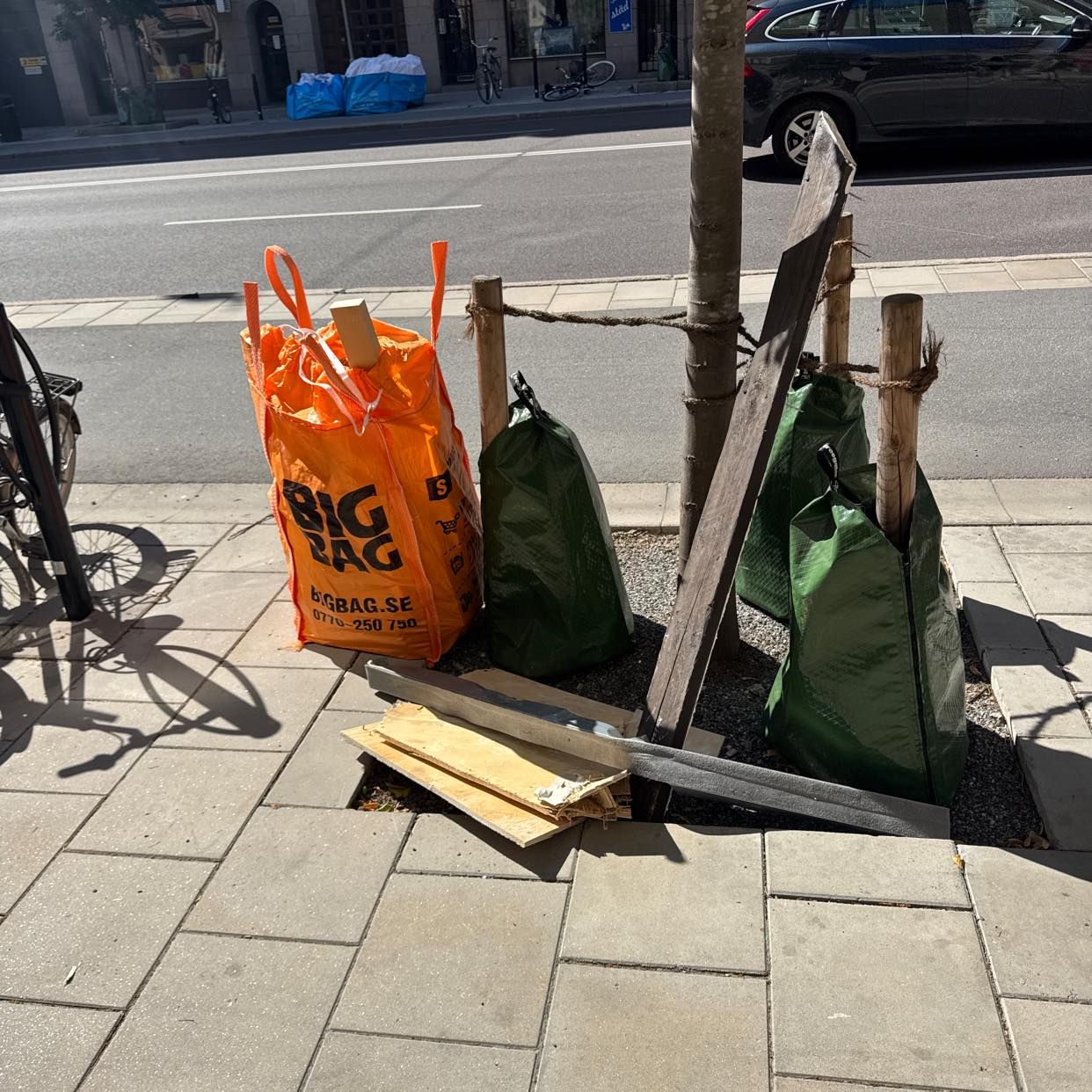 image of 1st bigbag + några planko - Stockholm