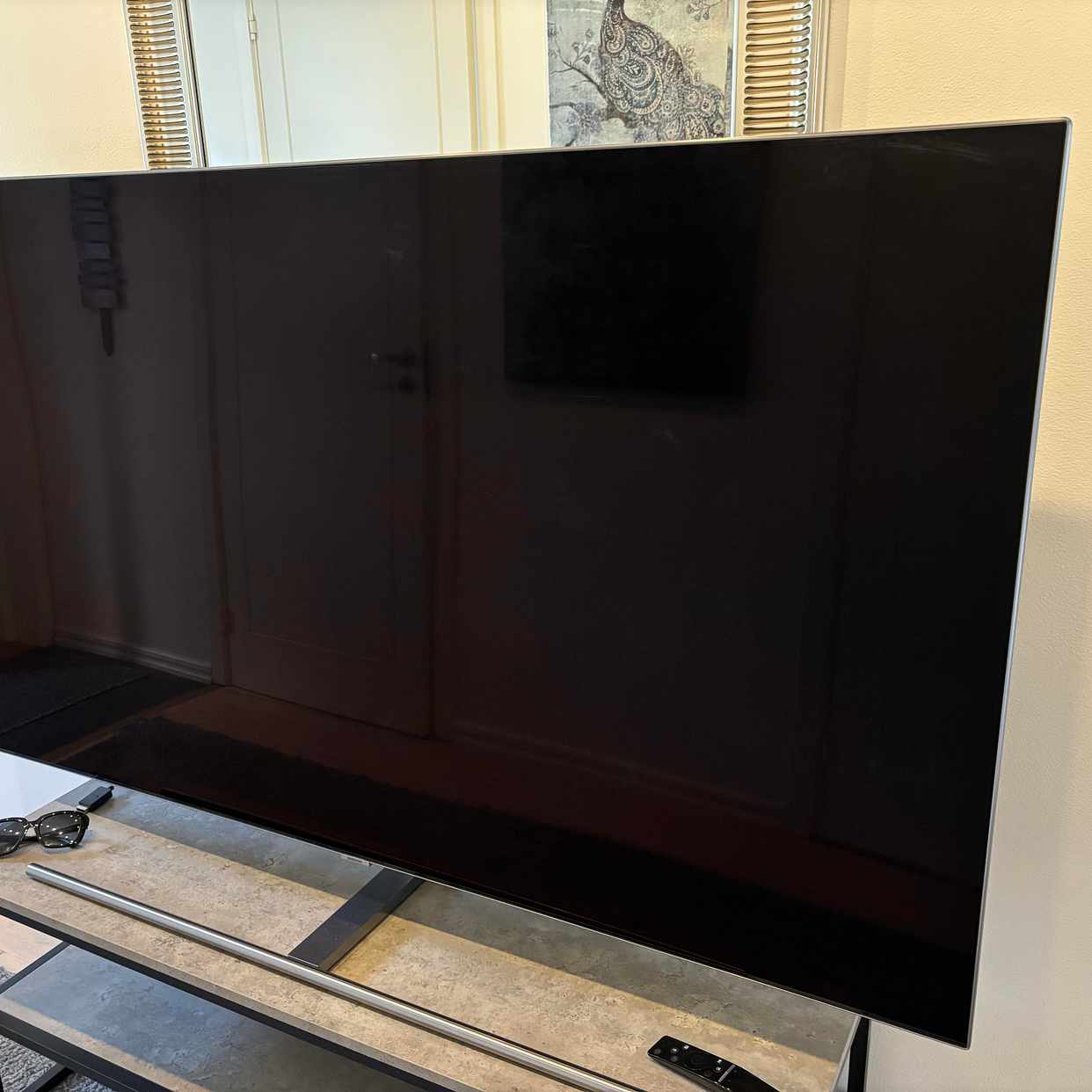 image of Flytt TV-bänk + TV - 