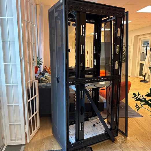 image of 19” rackskåp - Stockholm