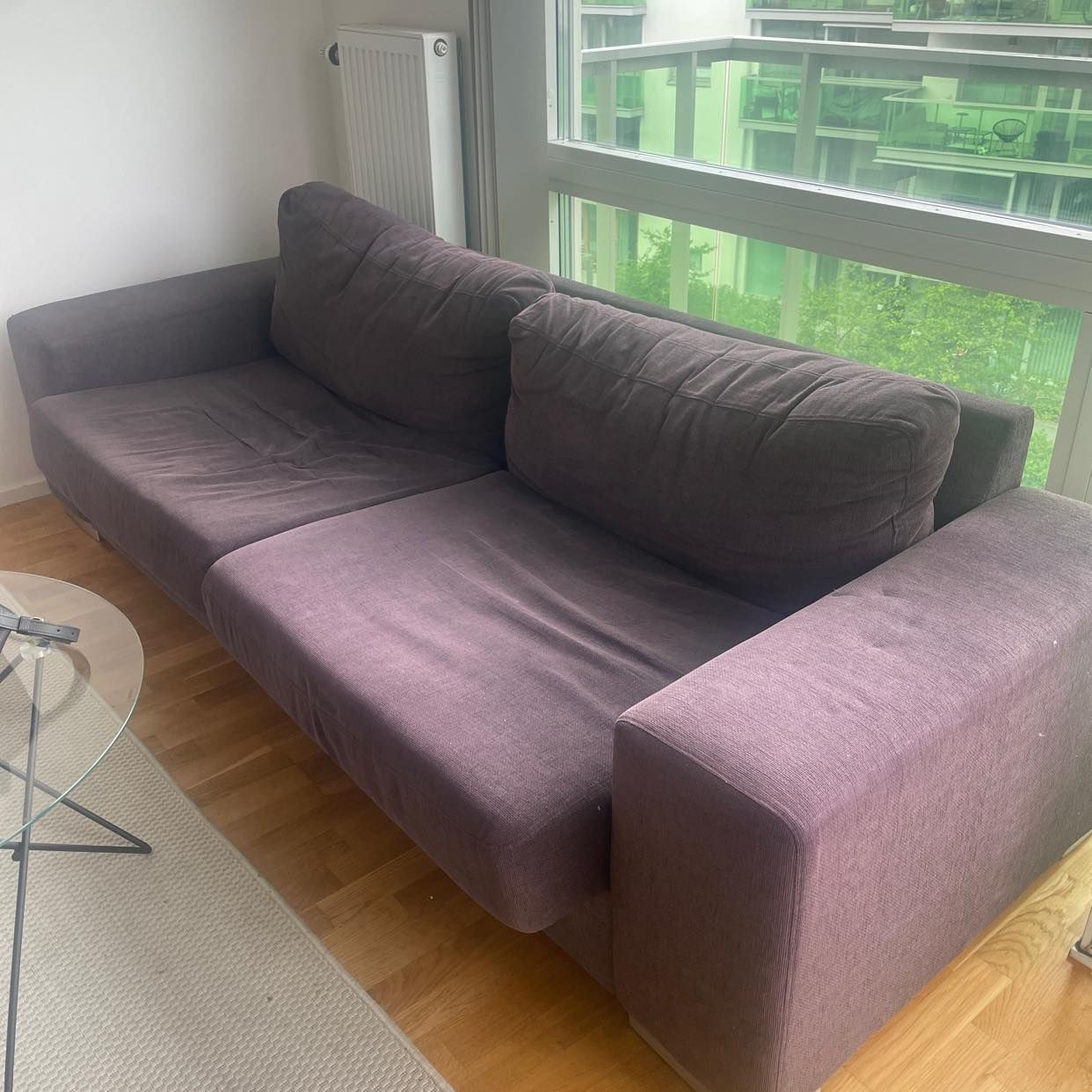 Disemble and take sofa