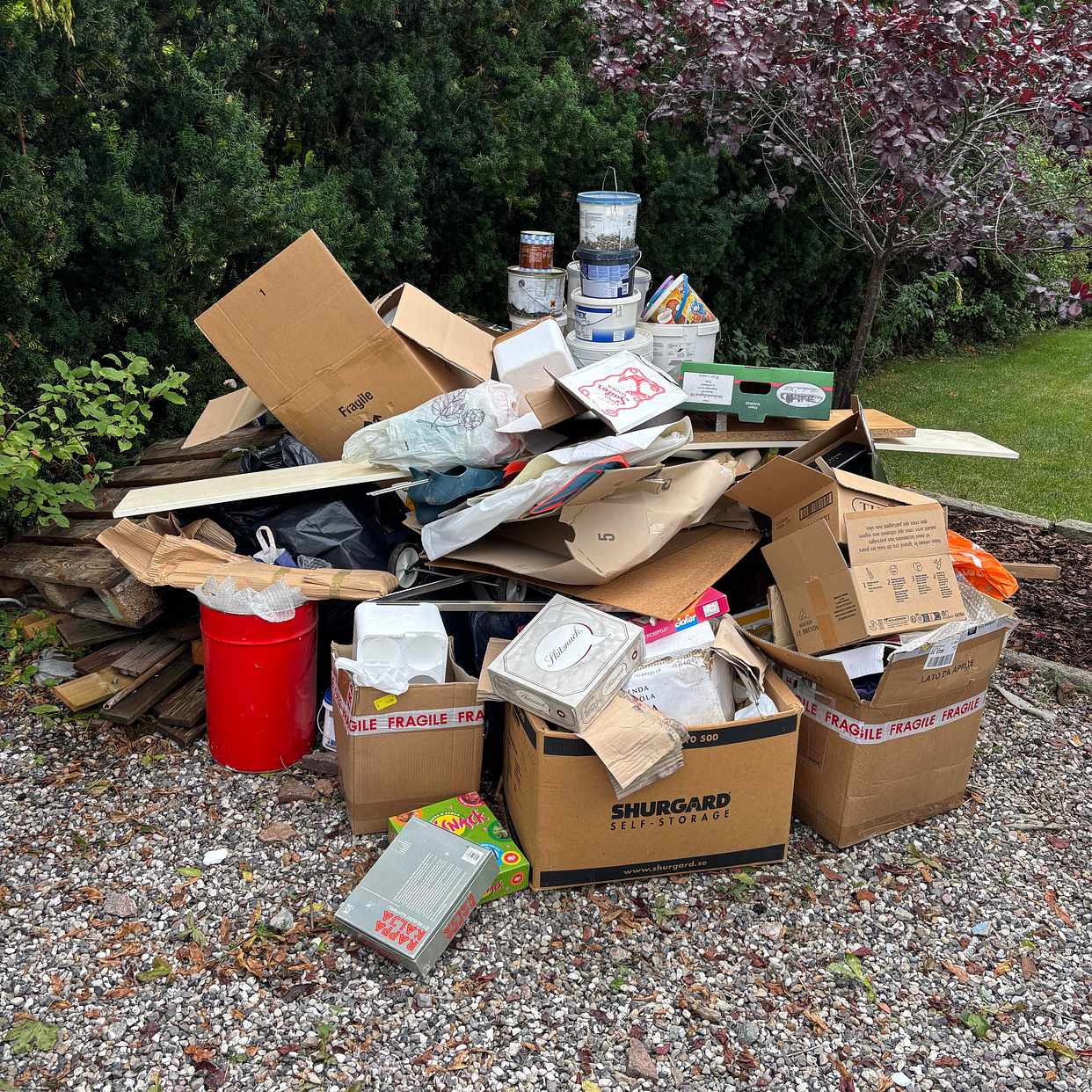 Hämta blandade sopor