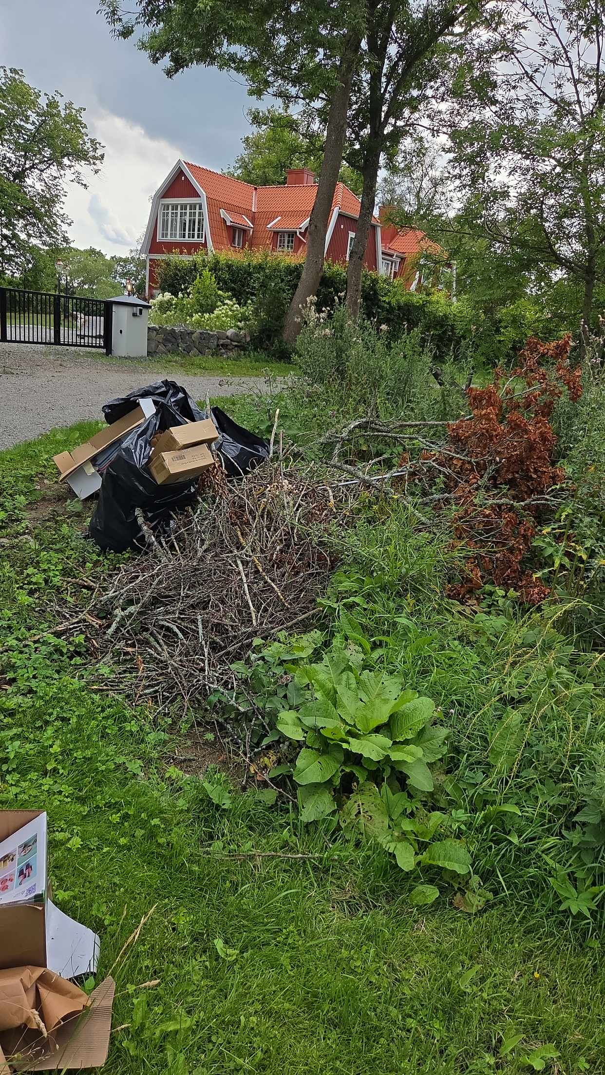 image of Kvistar och saker brevlåd - Djursholm