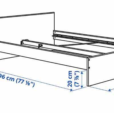 image of 1.4×2m bed - 