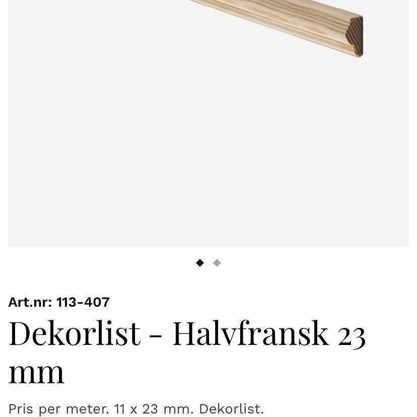 image of Köp + lämna 50m dekorlist - 