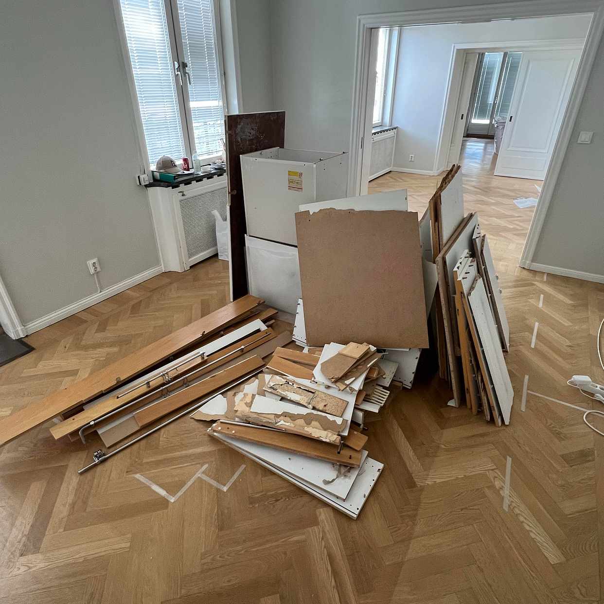 image of Avfall köksrenovering - Stockholm
