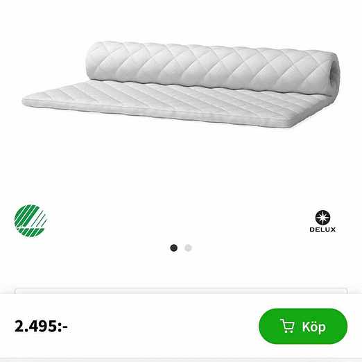 Använda bäddmadrass Mio