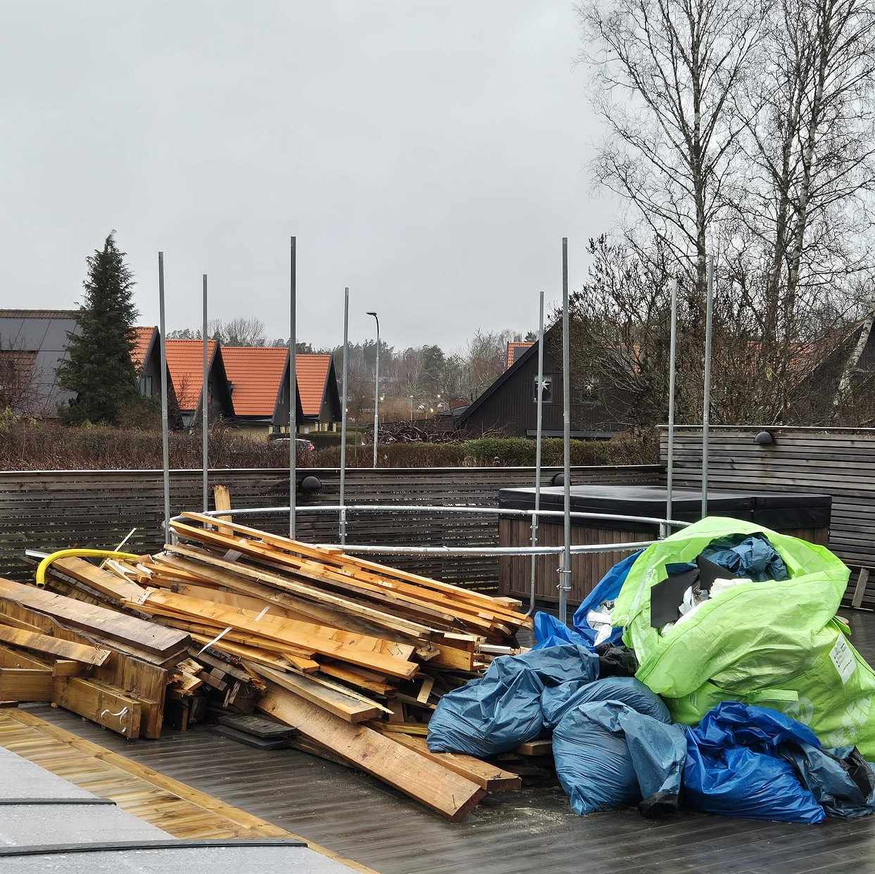 Köra till återvinning