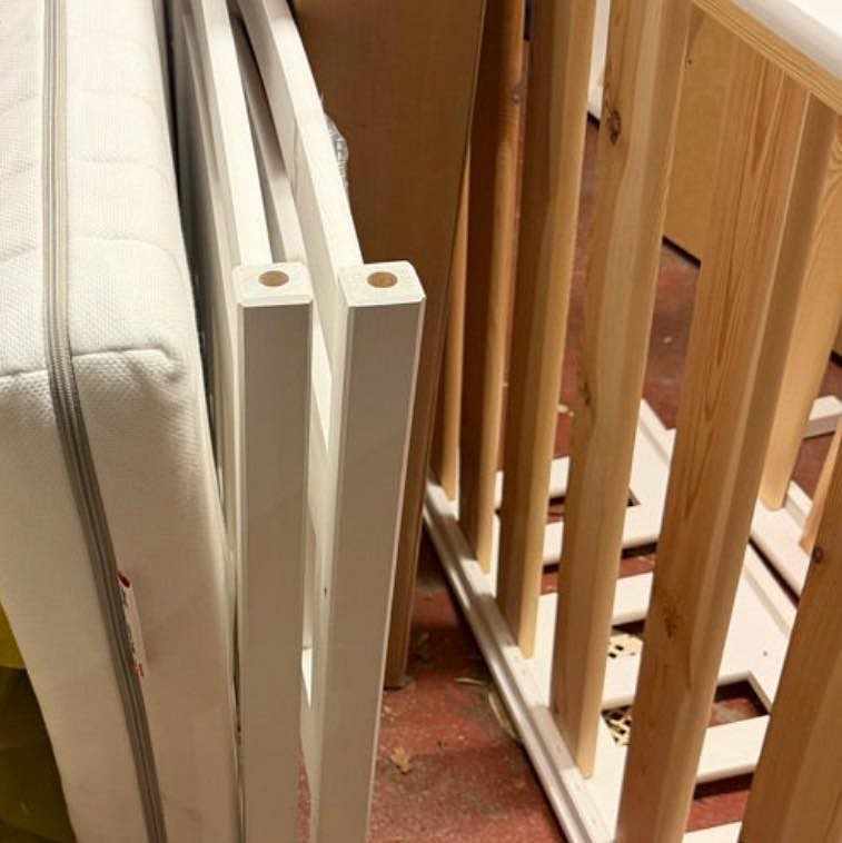 Flytta barnsäng - 210 cm!