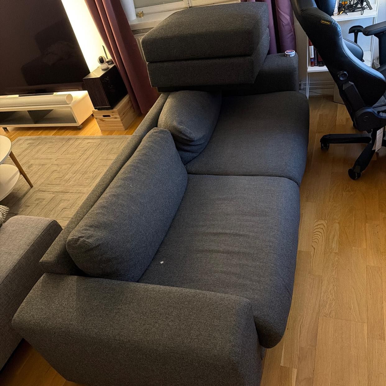 Flytta soffa 100 meter