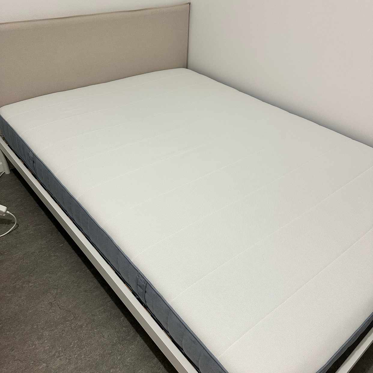 Bed frame and mattress